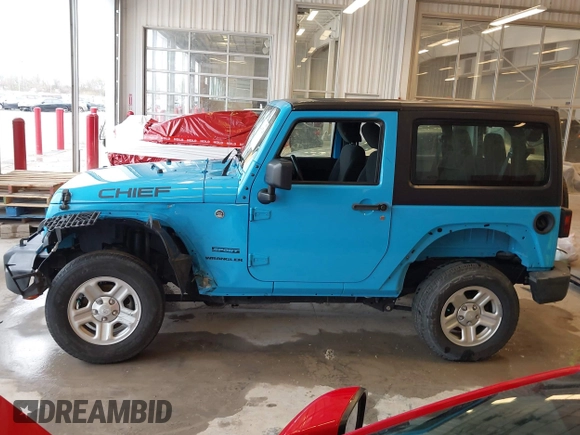 2017 Jeep Wrangler Sport with VIN 1C4AJWAG5HL578041, listed as a IAAI auction lot 41935216 with 119,837 mi miles and . Bid and sale history available at DreamBid. Image 14.