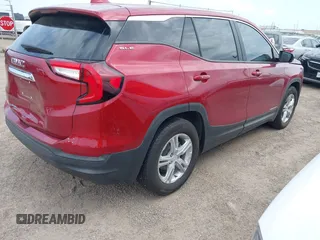 2024 GMC Terrain SLE with VIN 3GKALMEG1RL223094, listed as a IAAI auction lot 42108948 with 21,619 mi miles and . Bid and sale history available at DreamBid. Image 4.
