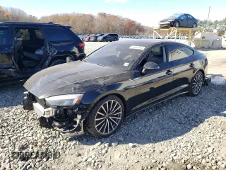 2022 Audi A5 Sportback Premium Plus with VIN WAUCBCF57NA010695, listed as a Copart auction lot 75542543 with 0 mi miles. Bid and sale history available at carsss.com. Image 1.