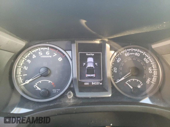 2017 Toyota Tacoma SR5 with VIN 3TMAZ5CNXHM032008, listed as a Copart auction lot 84200154 with 84,337 mi miles and Salvage Title. Bid and sale history available at carsss.com. Image 9.