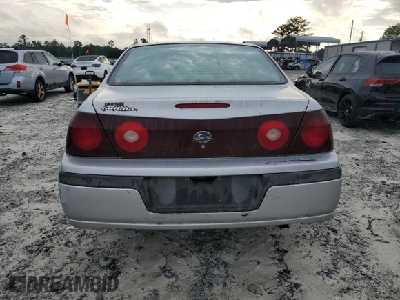 2004 Chevrolet Impala with VIN 2G1WF52E349139316, listed as a Copart auction lot 59657425 with 166,536 mi miles and Salvage title. Bid and sale history available at DreamBid. Image 6.