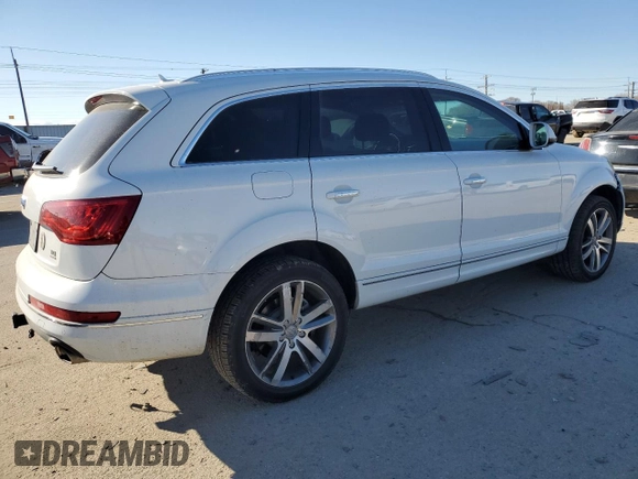 2013 Audi Q7 3.0L TDI Premium Plus with VIN WA1LMAFE7DD017171, listed as a Copart auction lot 88765415 with 134,949 mi miles and Salvage Title. Bid and sale history available at carsss.com. Image 3.