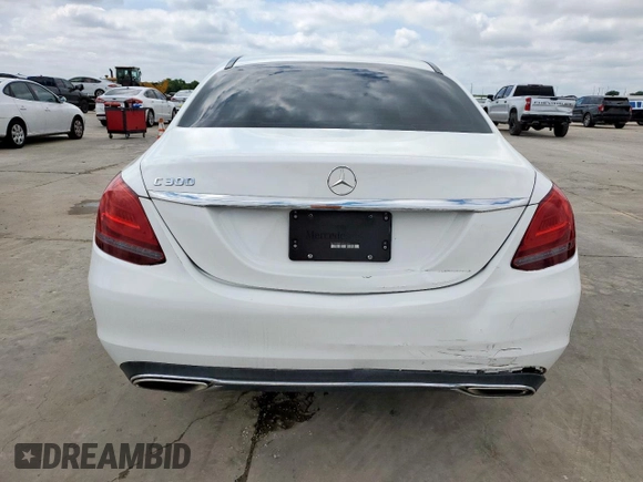 2020 Mercedes-Benz C 300 with VIN W1KWF8DB7LR571932, listed as a Copart auction lot 55862105 with 69,808 mi miles and Salvage Title. Bid and sale history available at DreamBid. Image 6.