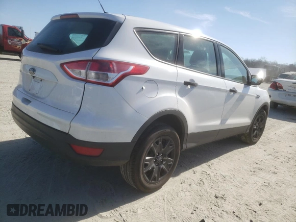 2014 Ford Escape S with VIN 1FMCU0F74EUD30497, listed as a Copart auction lot 46896455 with 124,214 mi miles and Salvage Title. Bid and sale history available at carsss.com. Image 3.