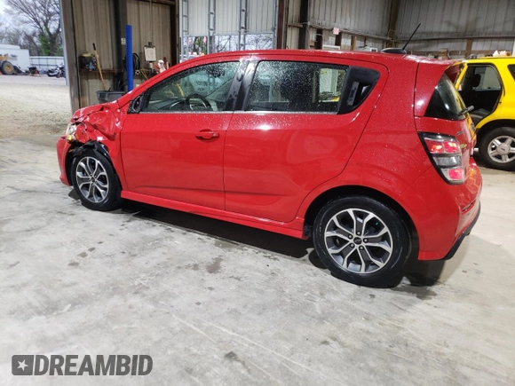 2020 Chevrolet Sonic LT with VIN 1G1JD6SB1L4122494, listed as a Copart auction lot 51142905 with 51,705 mi miles and Salvage title. Bid and sale history available at DreamBid. Image 2.
