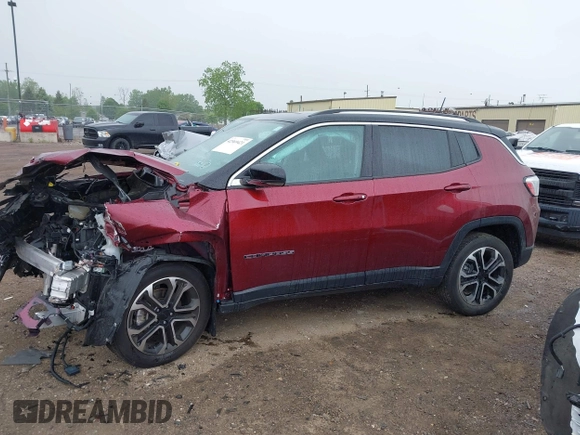 2022 Jeep Compass Limited с VIN 3C4NJDCB9NT180208, выставлен на аукционе IAAI как лот 42369421 с пробегом 51 369 миль миль и . История ставок и продаж доступна на DreamBid. Изображение 13.