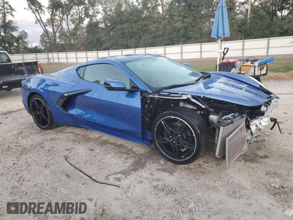 2021 Chevrolet Corvette 2LT with VIN 1G1YB2D4XM5105538, listed as a Copart auction lot 81131784 with 61,454 mi miles and Non Repairable. Bid and sale history available at carsss.com. Image 4.
