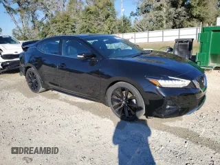 2019 Nissan Maxima SV with VIN 1N4AA6AVXKC374931, listed as a Copart auction lot 45708235 with 35,895 mi miles and Salvage Title. Bid and sale history available at DreamBid. Image 4.