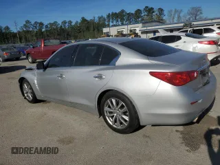 2014 Infiniti Q50 Premium with VIN JN1BV7AP8EM689674, listed as a Copart auction lot 49543755 with 158,499 mi miles and Salvage Title. Bid and sale history available at carsss.com. Image 2.