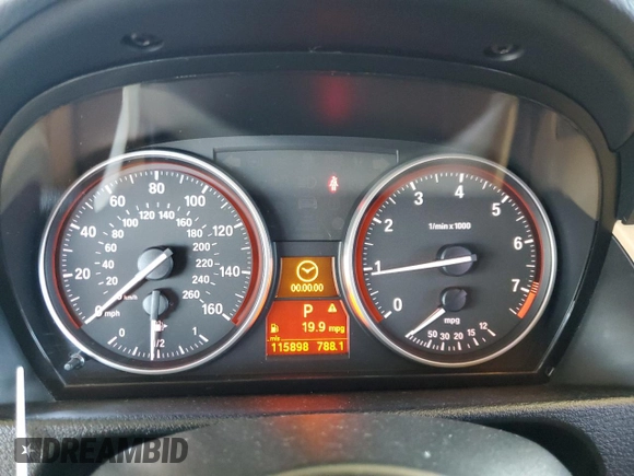 2013 BMW X1 xDrive28i with VIN WBAVL1C55DVR91888, listed as a Copart auction lot 50219925 with 115,898 mi miles and Salvage Title. Bid and sale history available at carsss.com. Image 9.