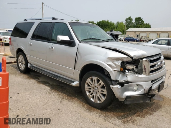 2011 Ford Expedition Max Limited with VIN 1FMJK2A52BEF43470, listed as a Copart auction lot 58922495 with 227,929 mi miles and Salvage title. Bid and sale history available at DreamBid. Image 4.