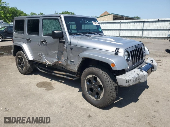 2014 Jeep Wrangler Unlimited Sahara with VIN 1C4BJWEG8EL236951, listed as a Copart auction lot 61046575 with 146,642 mi miles and Salvage title. Bid and sale history available at DreamBid. Image 4.