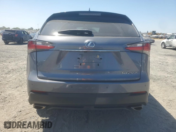 2017 Lexus NX 200t with VIN JTJYARBZ7H2080510, listed as a Copart auction lot 64825525 with 79,623 mi miles and Salvage title. Bid and sale history available at DreamBid. Image 6.