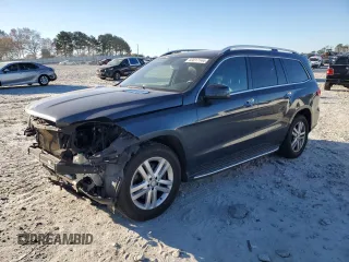 2016 Mercedes-Benz GL with VIN 4JGDF6EE0GA638059, listed as a Copart auction lot 83017144 with 168,505 mi miles and Salvage Title. Bid and sale history available at carsss.com. Image 1.