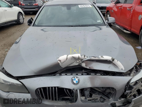 2013 BMW 5 Series 535i with VIN WBAFR7C58DC829173, listed as a Copart auction lot 45767075 with 242,524 mi miles and Salvage Title. Bid and sale history available at DreamBid. Image 12.