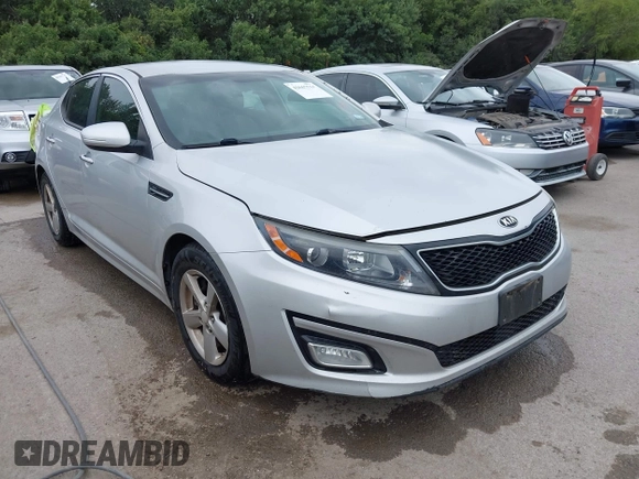2015 Kia Optima LX with VIN 5XXGM4A72FG360660, listed as a IAAI auction lot 42667514 with 151,317 mi miles and . Bid and sale history available at DreamBid. Image 1.