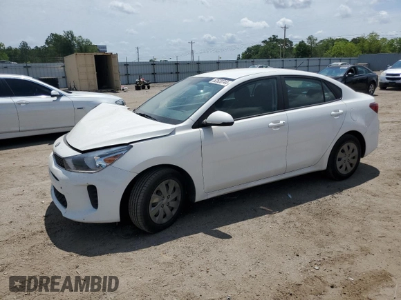 2020 Kia Rio LX with VIN 3KPA24AD2LE278191, listed as a Copart auction lot 52520744 with 78,435 mi miles and Salvage Title. Bid and sale history available at carsss.com. Image 1.