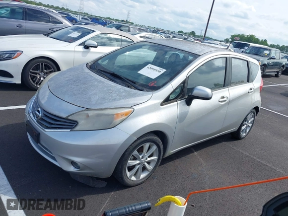 2014 Nissan Note S Plus with VIN 3N1CE2CP5EL374894, listed as a IAAI auction lot 42095930 with 121,826 mi miles and . Bid and sale history available at DreamBid. Image 2.