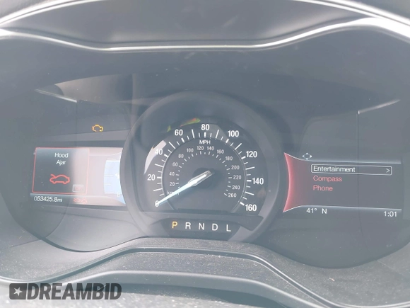 2019 Ford Fusion SE with VIN 3FA6P0H74KR278299, listed as a IAAI auction lot 41929565 with 53,425 mi miles. Bid and sale history available at carsss.com. Image 7.