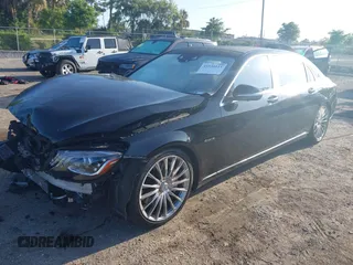 2018 Mercedes-Benz S 560 Maybach with VIN WDDUX8GB8JA350500, listed as a IAAI auction lot 41935111 with 92,181 mi miles and . Bid and sale history available at DreamBid. Image 17.