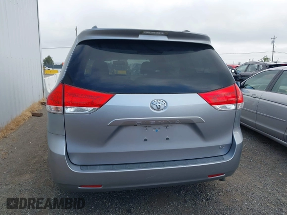 2012 Toyota Sienna LE AAS with VIN 5TDKK3DC1CS193107, listed as a IAAI auction lot 42068706 with 106,930 mi miles and . Bid and sale history available at DreamBid. Image 16.