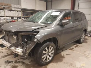 2021 Honda Pilot EX-L with VIN 5FNYF6H50MB086650, listed as a IAAI auction lot 41407628 with 37,423 mi miles. Bid and sale history available at carsss.com. Image 2.