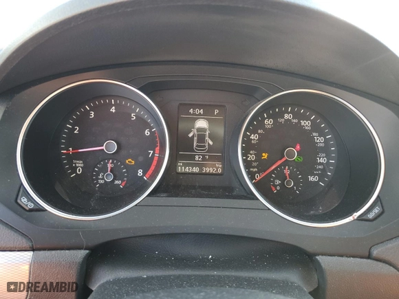 2017 Volkswagen Jetta 1.4T SE with VIN 3VWDB7AJ6HM251977, listed as a Copart auction lot 45845355 with 114,340 mi miles and Salvage Title. Bid and sale history available at carsss.com. Image 9.