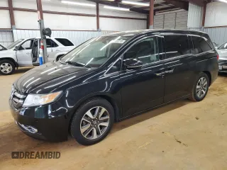 2015 Honda Odyssey Touring Elite с VIN 5FNRL5H99FB005576, выставлен на аукционе Copart как лот 58963215 с пробегом 167 967 миль миль и Списание • Salvage title. История ставок и продаж доступна на DreamBid. Изображение 1.