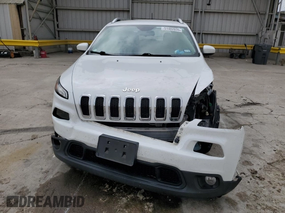 2018 Jeep Cherokee Latitude Plus with VIN 1C4PJLLB3JD542598, listed as a Copart auction lot 51482035 with 76,543 mi miles and Salvage Title. Bid and sale history available at DreamBid. Image 5.
