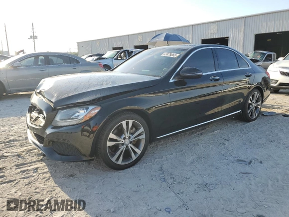2017 Mercedes-Benz C C 300 with VIN WDDWF4JB6HR241526, listed as a Copart auction lot 53878065 with 86,857 mi miles and Salvage Title. Bid and sale history available at carsss.com. Image 1.