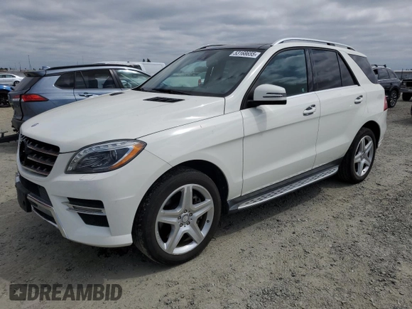 2013 Mercedes-Benz M 550 with VIN 4JGDA7DB9DA184708, listed as a Copart auction lot 53168655 with 99,068 mi miles and Salvage title. Bid and sale history available at DreamBid. Image 1.