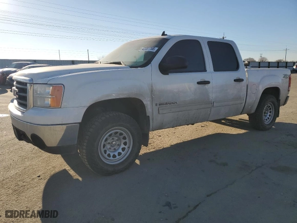 2008 GMC Sierra 1500 SLE1 with VIN 3GTEK13J68G255690, listed as a Copart auction lot 42337755 with 184,057 mi miles and Salvage Title. Bid and sale history available at carsss.com. Image 1.