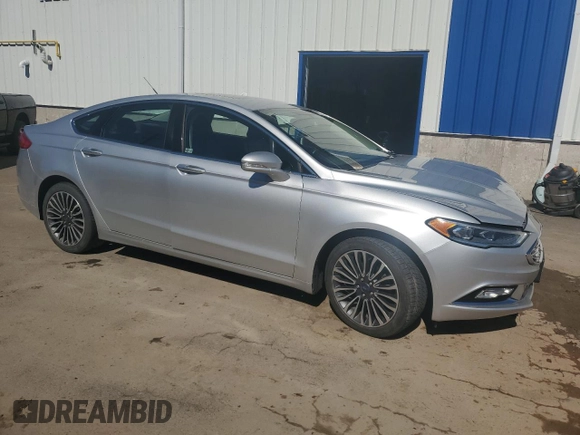 2017 Ford Fusion SE with VIN 3FA6P0H92HR172749, listed as a Copart auction lot 55575595 with 132,767 mi miles and Salvage Title. Bid and sale history available at DreamBid. Image 4.