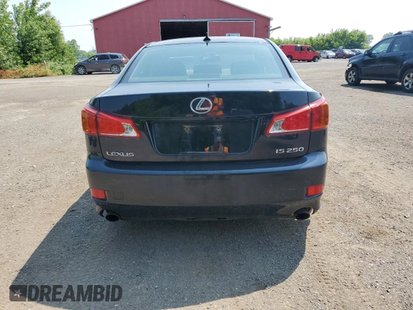 2009 Lexus IS 250 with VIN JTHBK262195103577, listed as a Copart auction lot 62985955 with 254,602 mi miles and Clean title. Bid and sale history available at DreamBid. Image 6.