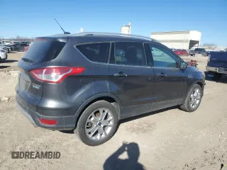 2016 Ford Escape Titanium with VIN 1FMCU0J97GUB47252, listed as a Copart auction lot 47133925 with 166,614 mi miles and Salvage Title. Bid and sale history available at carsss.com. Image 3.