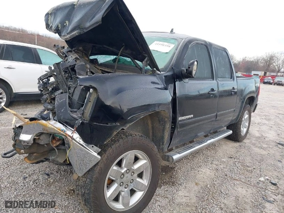 2013 GMC Sierra 1500 SLT with VIN 3GTP2WE73DG108356, listed as a IAAI auction lot 41598358 with 1 mi miles. Bid and sale history available at carsss.com. Image 2.