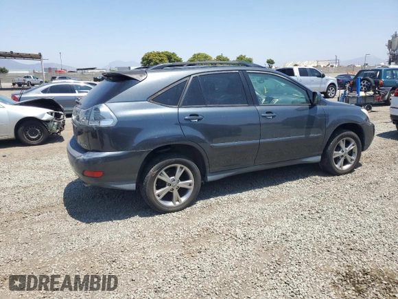 2006 Lexus RX 400h with VIN JTJHW31UX60012232, listed as a Copart auction lot 60121805 with 251,532 mi miles and Clean title. Bid and sale history available at DreamBid. Image 3.