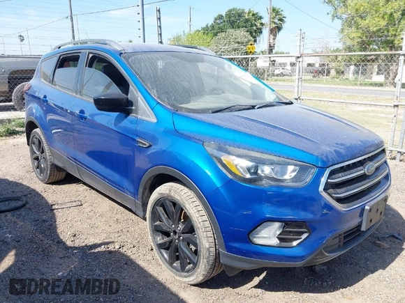2019 Ford Escape SE with VIN 1FMCU0GD1KUB00318, listed as a IAAI auction lot 42059468 with 1 mi miles. Bid and sale history available at carsss.com. Image 1.