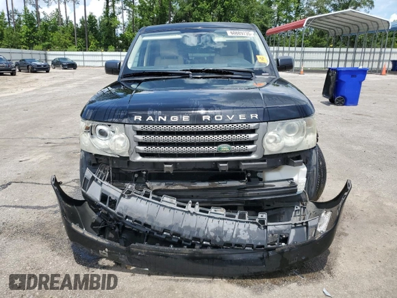 2007 Land Rover Range Rover Sport HSE with VIN SALSK254X7A998553, listed as a Copart auction lot 60889735 with Not provided miles and Salvage title. Bid and sale history available at DreamBid. Image 5.