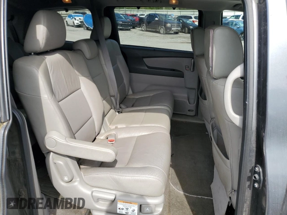 2011 Honda Odyssey EX-L with VIN 5FNRL5H6XBB002136, listed as a Copart auction lot 55162645 with 172,425 mi miles and Salvage Title. Bid and sale history available at DreamBid. Image 11.