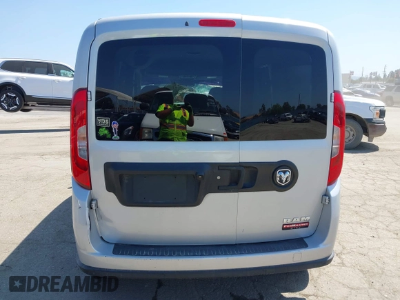 2021 Ram ProMaster City Cargo Tradesman SLT with VIN ZFBHRFBB6M6T38499, listed as a IAAI auction lot 42190007 with 73,186 mi miles. Bid and sale history available at carsss.com. Image 16.