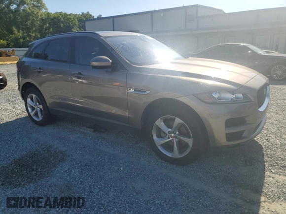 2017 Jaguar F-Pace 20d Premium with VIN SADCJ2BN5HA494574, listed as a Copart auction lot 60292325 with 93,331 mi miles and Salvage title. Bid and sale history available at DreamBid. Image 4.