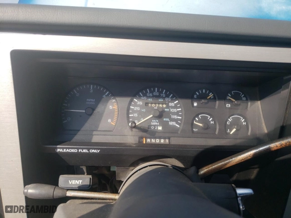 1990 Dodge Dakota "S" with VIN 1B7GL26X6LS678184, listed as a Copart auction lot 43593305 with 210,259 mi miles and Salvage Title. Bid and sale history available at carsss.com. Image 9.