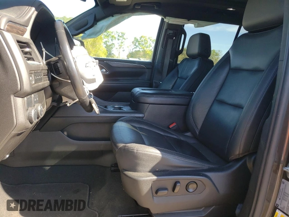 2021 Chevrolet Tahoe LT with VIN 1GNSCNKD5MR238092, listed as a Copart auction lot 47232764 with 76,847 mi miles and Salvage title. Bid and sale history available at DreamBid. Image 7.