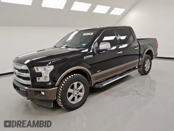 2017 Ford F-150 XL with VIN 1FTEW1EG4HKE35894, listed as a Copart auction lot 61594075 with 165,686 mi miles and Clean title. Bid and sale history available at DreamBid. Image 1.