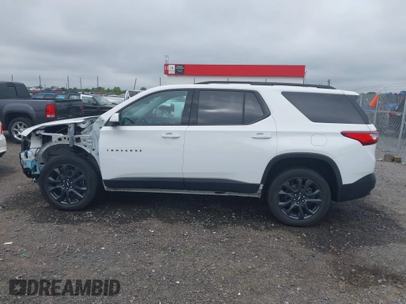 2021 Chevrolet Traverse RS with VIN 1GNERJKW9MJ233563, listed as a IAAI auction lot 42505578 with 57,999 mi miles and . Bid and sale history available at DreamBid. Image 15.