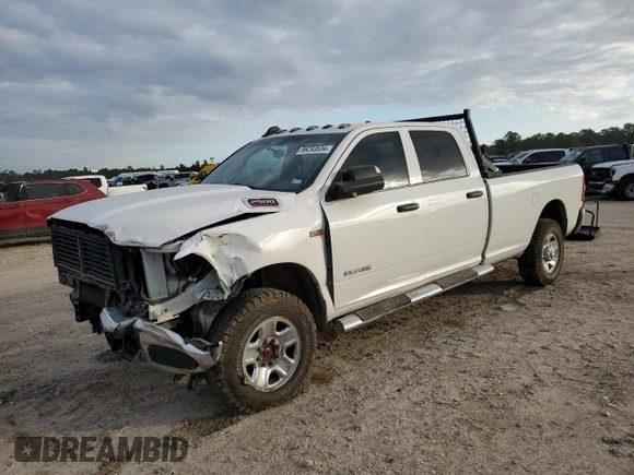 2021 Ram 2500 Tradesman with VIN 3C6UR5HJ9MG677915, listed as a Copart auction lot 86293534 with 63,746 mi miles and Salvage title. Bid and sale history available at DreamBid. Image 1.