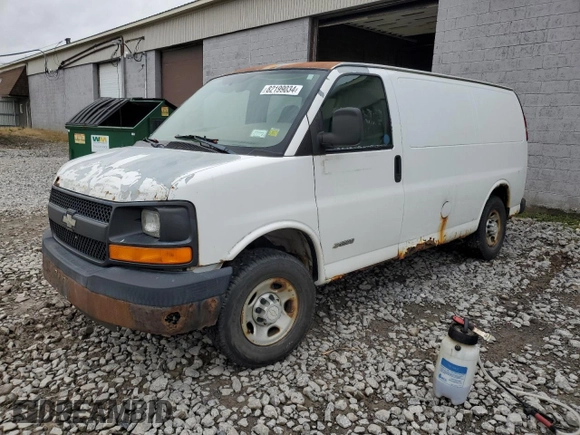 2006 Chevrolet Express Cargo Van with VIN 1GCGG25V361209424, listed as a Copart auction lot 82199034 with 178,239 mi miles and Non Repairable. Bid and sale history available at carsss.com. Image 1.