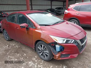 2021 Nissan Versa SV with VIN 3N1CN8EV7ML920530, listed as a IAAI auction lot 42301710 with 20,030 mi miles and . Bid and sale history available at DreamBid. Image 1.