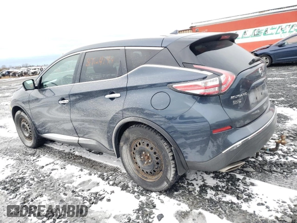 2015 Nissan Murano Platinum with VIN 5N1AZ2MH1FN236041, listed as a Copart auction lot 80124144 with 201,974 mi miles and Salvage Title. Bid and sale history available at DreamBid. Image 2.